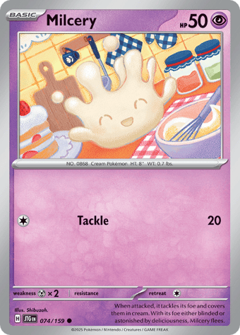 Milcery Journey Together Pokemon Card