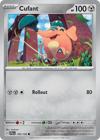 Cufant Journey Together Pokemon Card