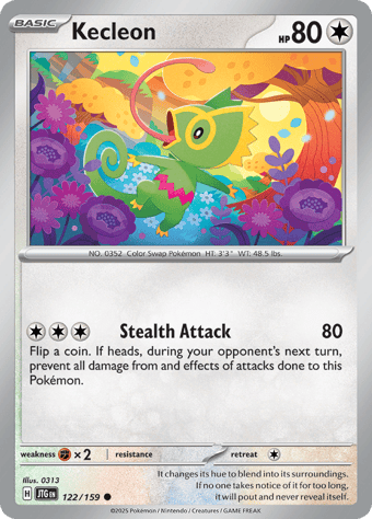 Kecleon Journey Together Pokemon Card