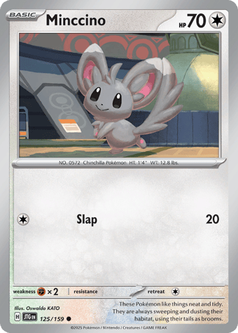 Minccino Journey Together Pokemon Card