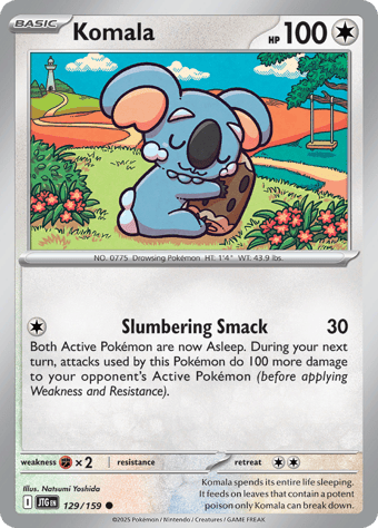 Komala Journey Together Pokemon Card