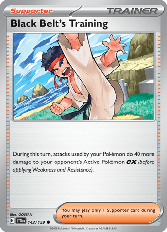 Black Belt's Training Journey Together Pokemon Card