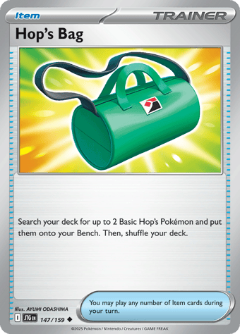 Hop's Bag Journey Together Pokemon Card
