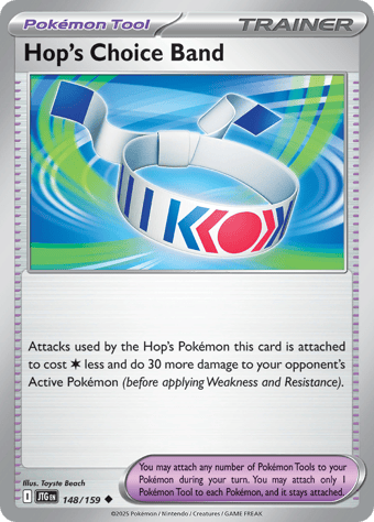 Hop's Choice Band Journey Together Pokemon Card