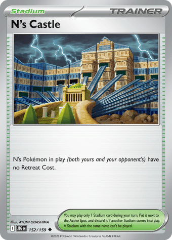 N's Castle Journey Together Pokemon Card
