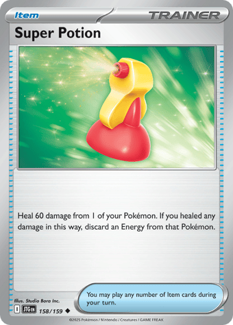 Super Potion Journey Together Pokemon Card