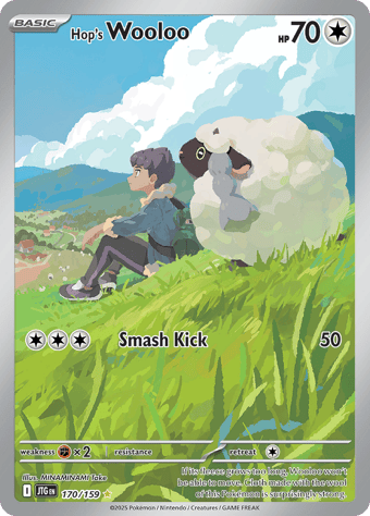 Hop's Wooloo Journey Together Pokemon Card