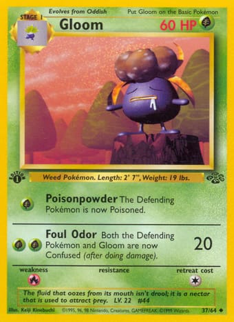 Gloom Jungle Pokemon Card
