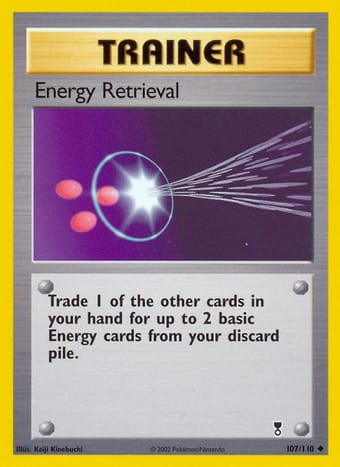Energy Retrieval Legendary Collection Pokemon Card