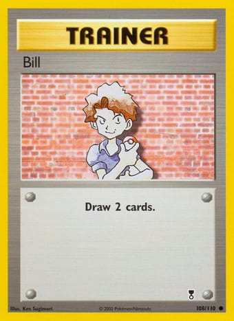 Bill Legendary Collection Pokemon Card
