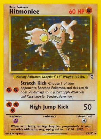 Hitmonlee Legendary Collection Pokemon Card