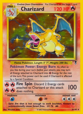 Charizard Legendary Collection Pokemon Card