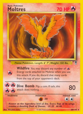 Moltres Legendary Collection Pokemon Card