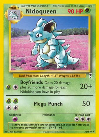 Nidoqueen Legendary Collection Pokemon Card