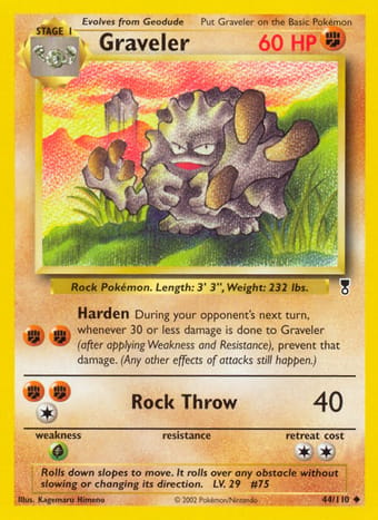 Graveler Legendary Collection Pokemon Card