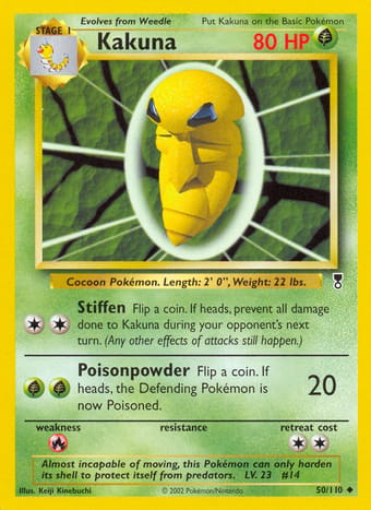 Kakuna Legendary Collection Pokemon Card