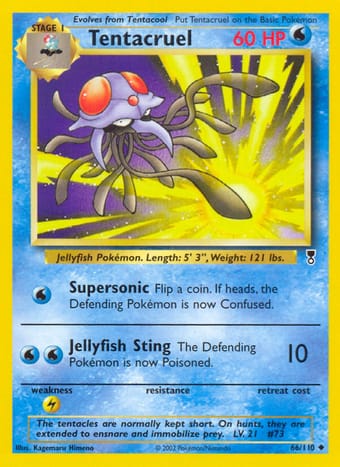 Tentacruel Legendary Collection Pokemon Card
