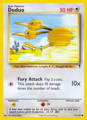Doduo Legendary Collection Pokemon Card