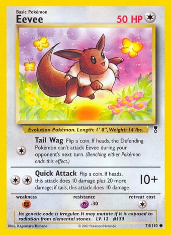 Eevee Legendary Collection Pokemon Card