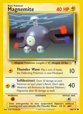 Magnemite Legendary Collection Pokemon Card
