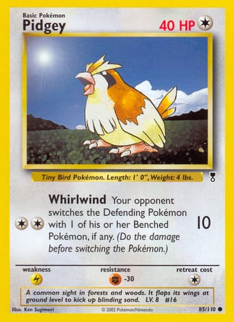 Pidgey Legendary Collection Pokemon Card