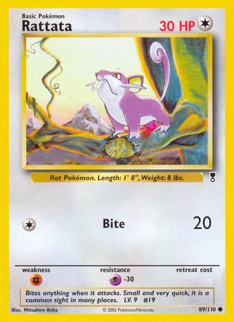 Rattata Legendary Collection Pokemon Card