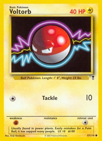 Voltorb Legendary Collection Pokemon Card