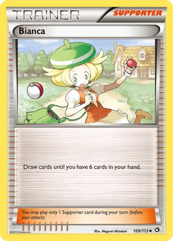 Bianca Legendary Treasures Pokemon Card