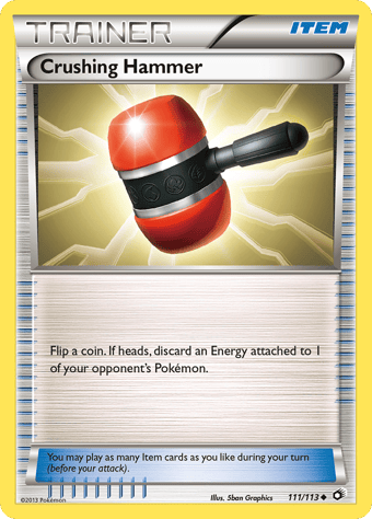 Crushing Hammer Legendary Treasures Pokemon Card