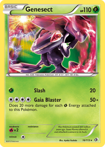 Genesect Legendary Treasures Pokemon Card