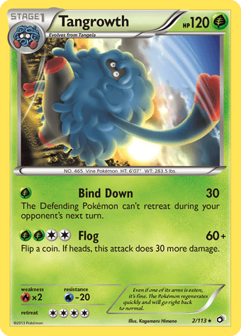 Tangrowth Legendary Treasures Pokemon Card