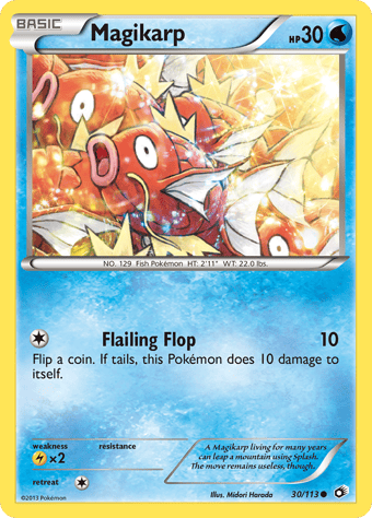 Magikarp Legendary Treasures Pokemon Card