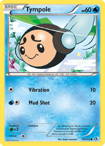 Tympole Legendary Treasures Pokemon Card
