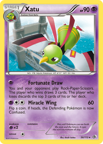 Xatu Legendary Treasures Pokemon Card