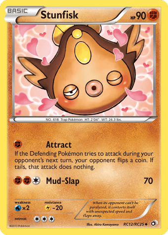 Stunfisk Legendary Treasures Pokemon Card