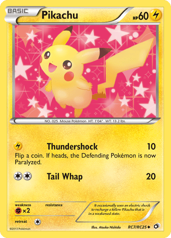 Pikachu Legendary Treasures Pokemon Card