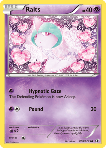 Ralts Legendary Treasures Pokemon Card