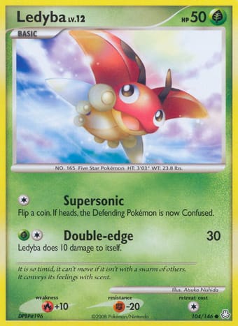 Ledyba Legends Awakened Pokemon Card