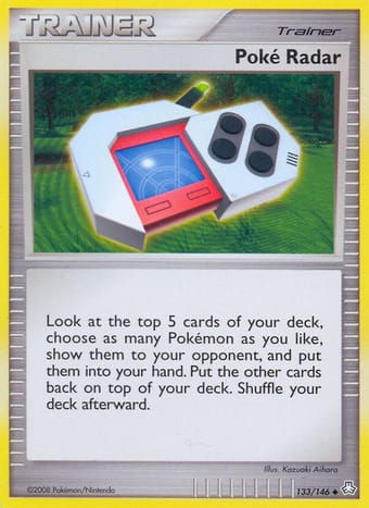 Poke Radar Legends Awakened Pokemon Card