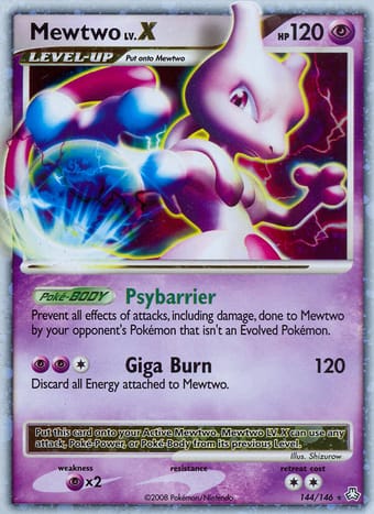 Mewtwo Legends Awakened Pokemon Card