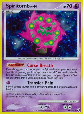 Spiritomb Legends Awakened Pokemon Card