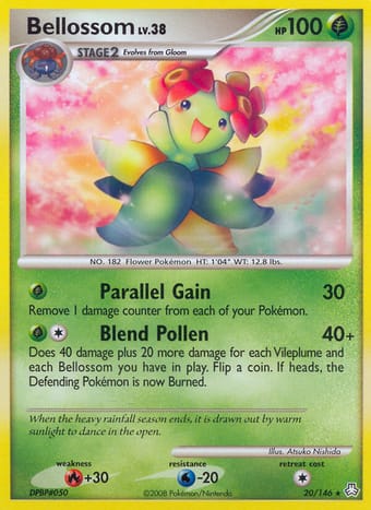 Bellossom Legends Awakened Pokemon Card