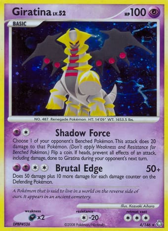 Giratina Legends Awakened Pokemon Card