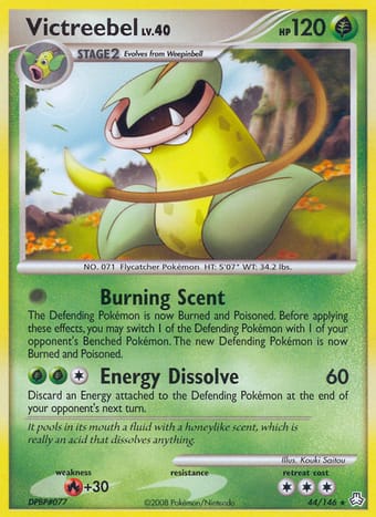 Victreebel Legends Awakened Pokemon Card