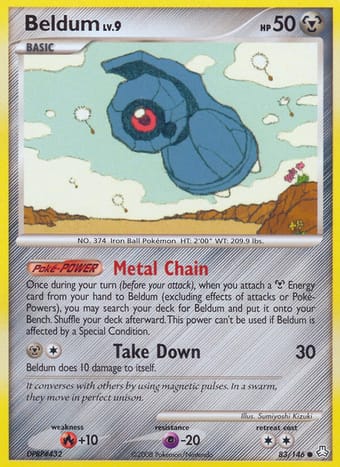 Beldum Legends Awakened Pokemon Card
