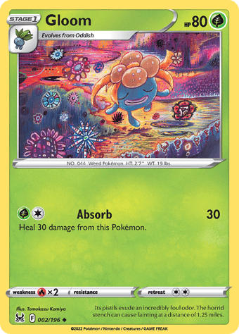 Gloom Lost Origin Pokemon Card