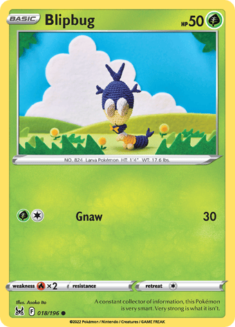Blipbug Lost Origin Pokemon Card