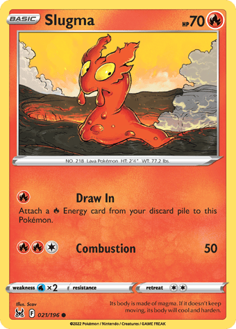 Slugma Lost Origin Pokemon Card