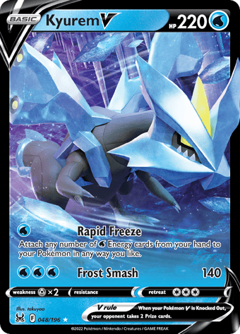 Kyurem V Lost Origin Pokemon Card