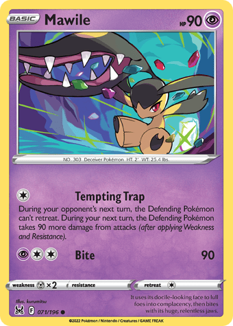 Mawile Lost Origin Pokemon Card